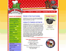 Tablet Screenshot of krazykajuncookware.com